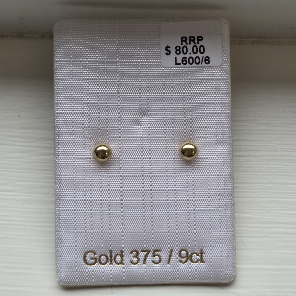 Gold Stud Earrings